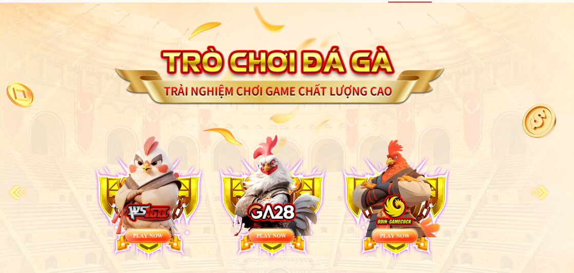 AU88 – TRANG CHỦ 26 Sảnh đá gà Au88 với các nhà cung cấp: WS168, GA28, ODIN